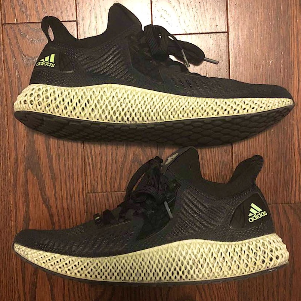 Adidas AlphaEdge 4D Reflective Core Black Glow in the Dark Star Wars Edition